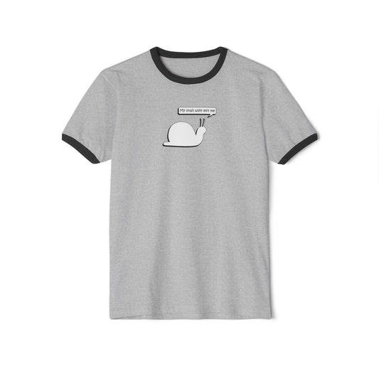 My Snail Wife Left Me - Comfy Ring T-Shirt - Adult/Unisex