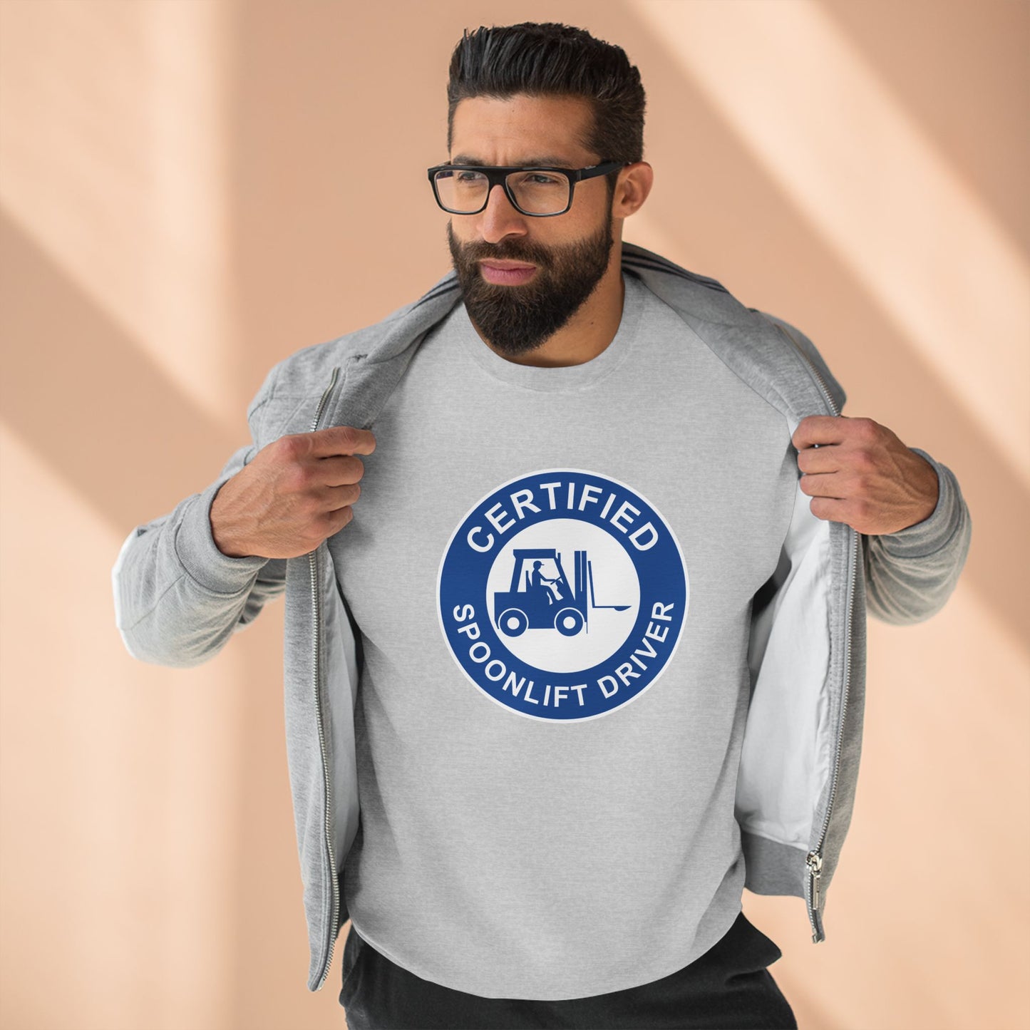 Spoonlift Driver - Cozy Crewneck Sweater - Adult/Unisex