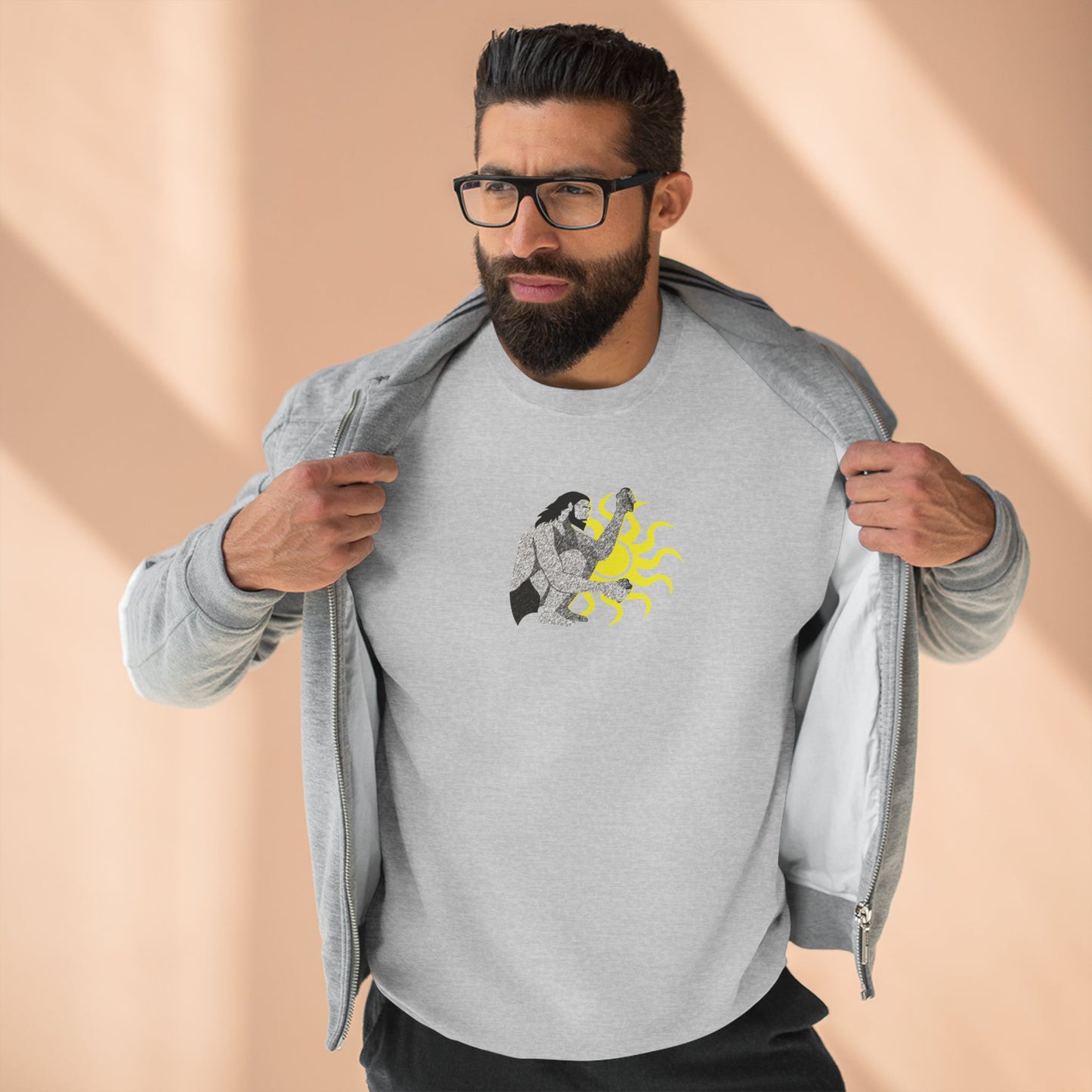 Caveman - Cozy Crewneck Sweater - Adult/Unisex