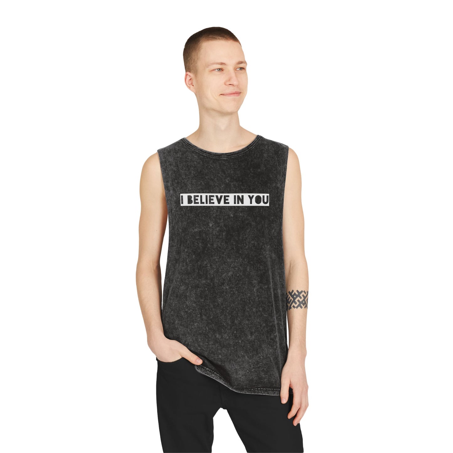 I Believe In You - Stonewash Tank - Adult/Unisex