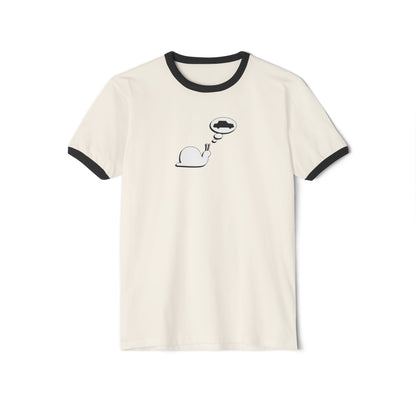 Snail Yearns to Go Fast - Comfy Ring T-Shirt - Adult/Unisex