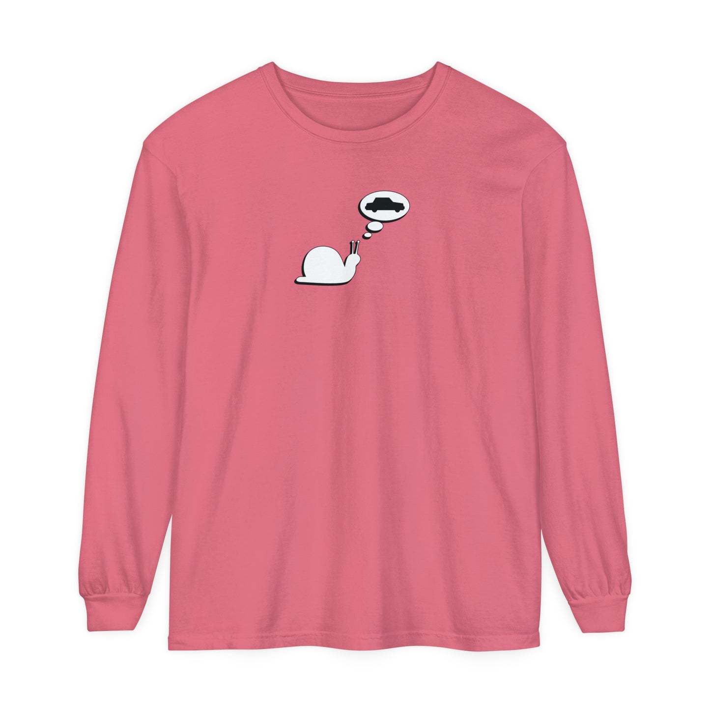 Snail Yearns to Go Fast - Comfy Long-Sleeve Shirt - Adult/Unisex