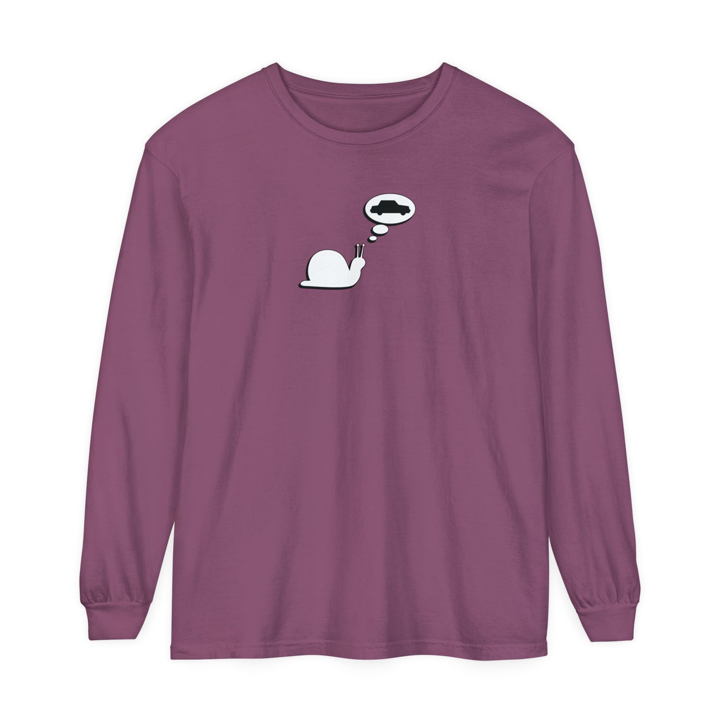 Snail Yearns to Go Fast - Comfy Long-Sleeve Shirt - Adult/Unisex