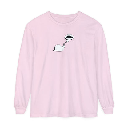 Snail Yearns to Go Fast - Comfy Long-Sleeve Shirt - Adult/Unisex