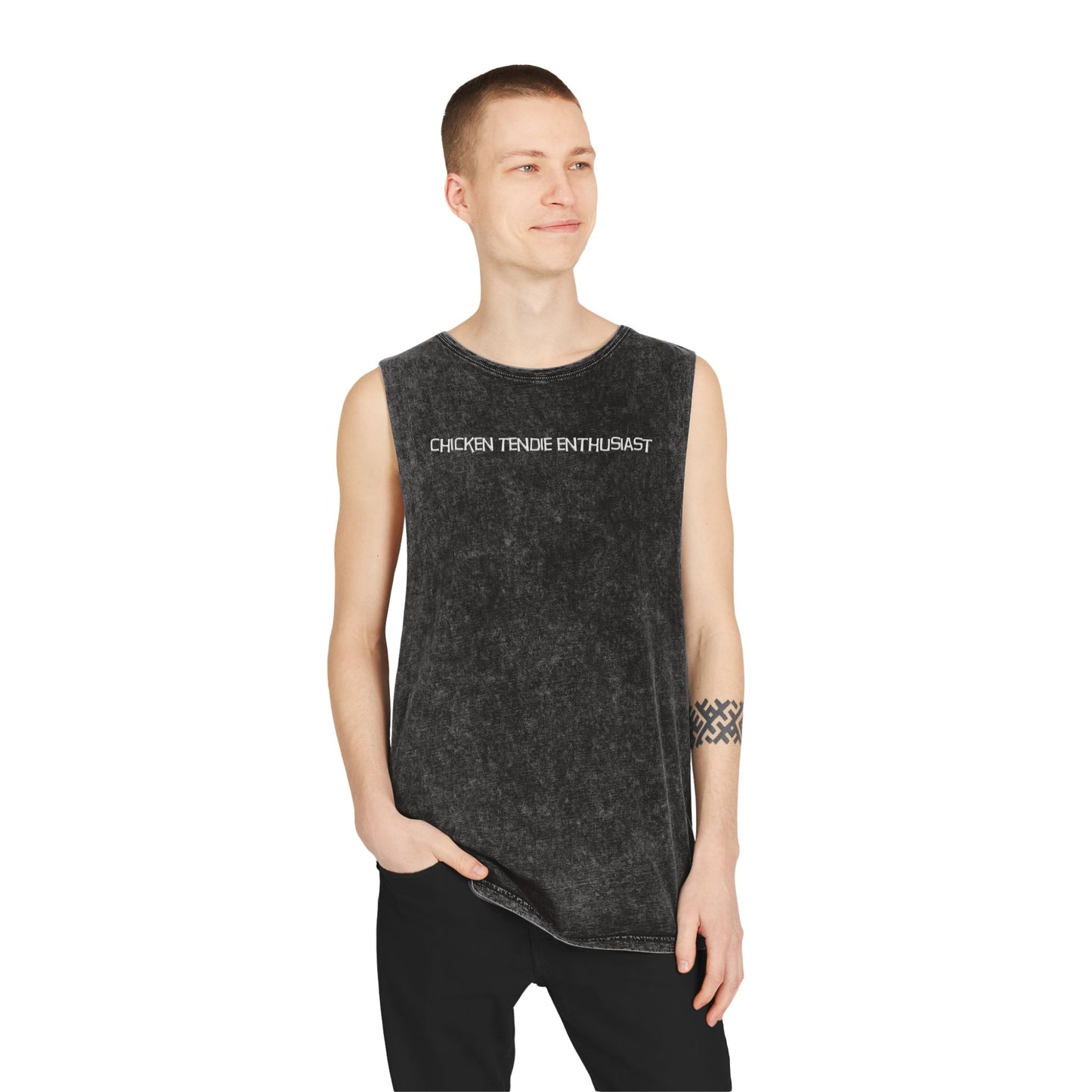 Chicken Tendie Enthusiast - Stonewash Tank - Adult/Unisex