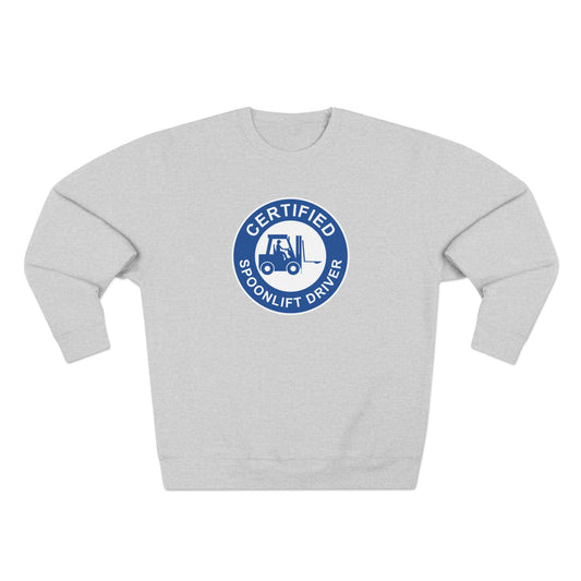 Spoonlift Driver - Cozy Crewneck Sweater - Adult/Unisex