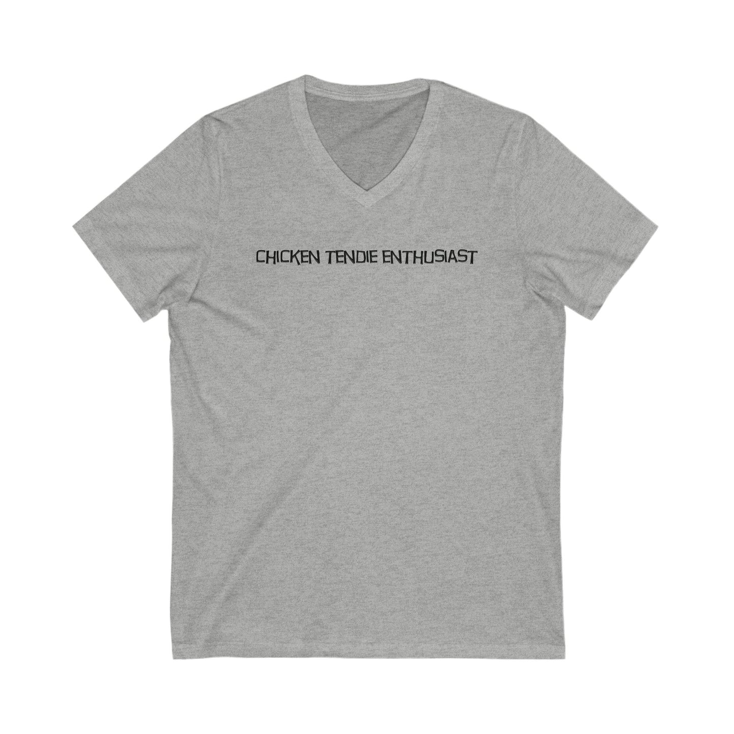 Chicken Tendie Enthusiast - Ultra-Comfort V-Neck T - Adult/Unisex