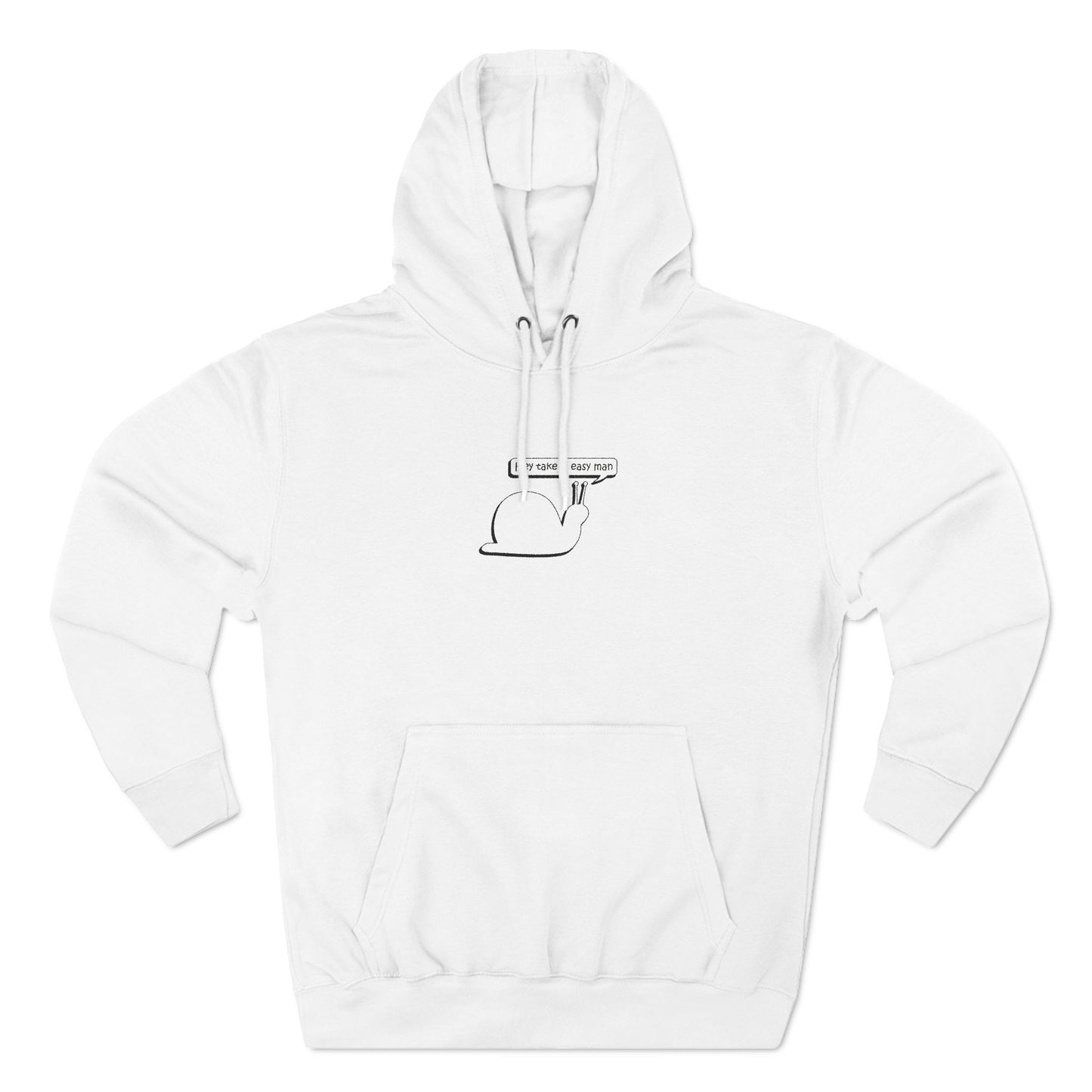 Hey Take It Easy Man - Cozy Fleece Hoodie - Adult/Unisex