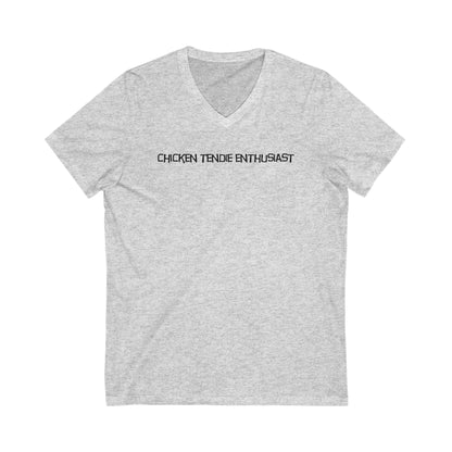 Chicken Tendie Enthusiast - Ultra-Comfort V-Neck T - Adult/Unisex