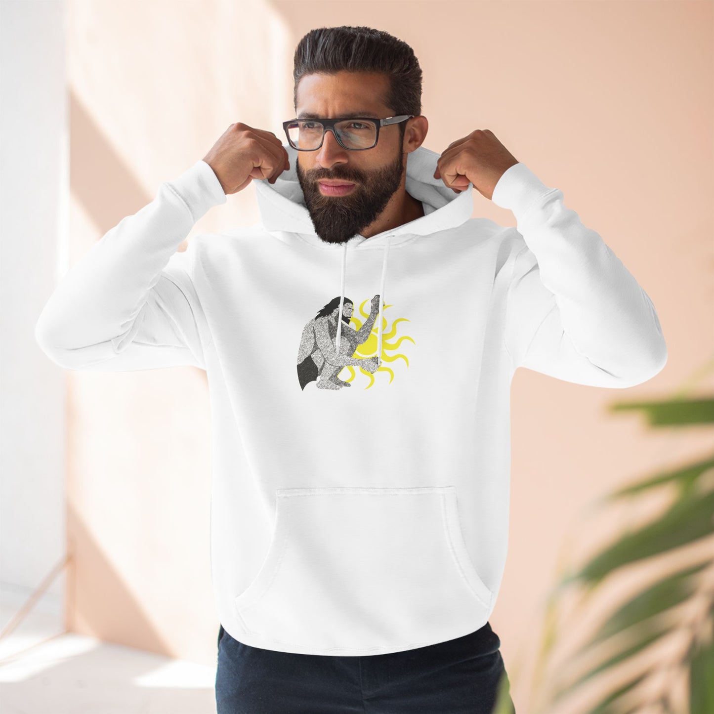 Caveman - Cozy Fleece Hoodie - Adult/Unisex