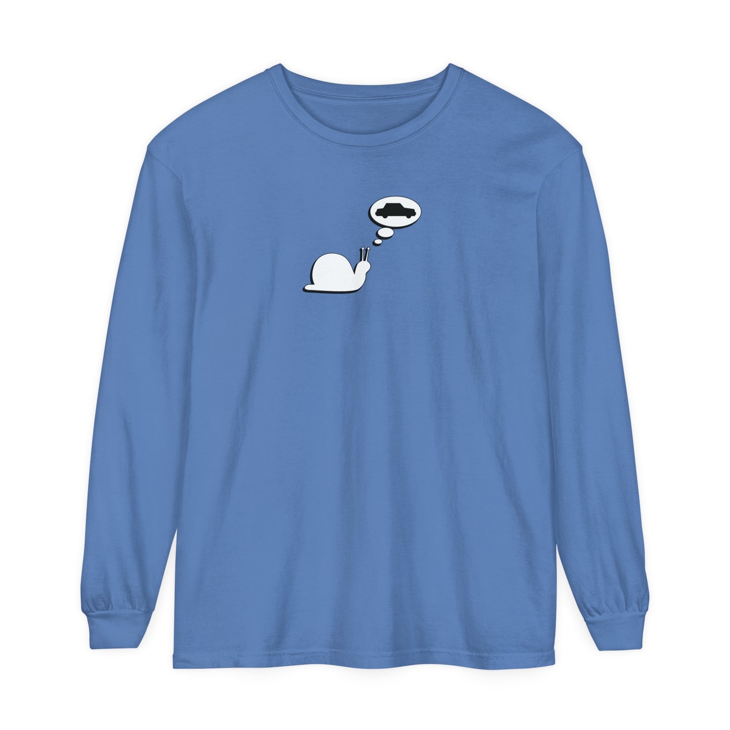 Snail Yearns to Go Fast - Comfy Long-Sleeve Shirt - Adult/Unisex